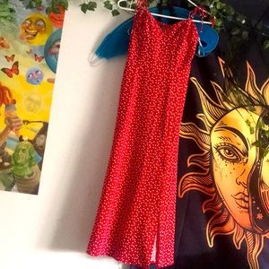 Cute red hearts dress